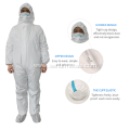 ppe full body isolation protection suit disposable coverall